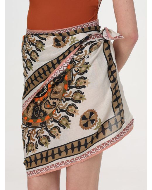 Maliparmi Natural Wrap-skirt