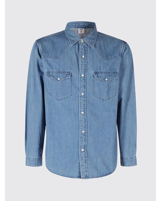 Camicia Casual di Edwin in Blue da Uomo