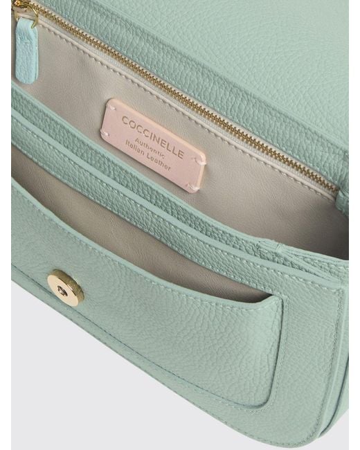 Coccinelle Green C-Me Grained Leather Bag