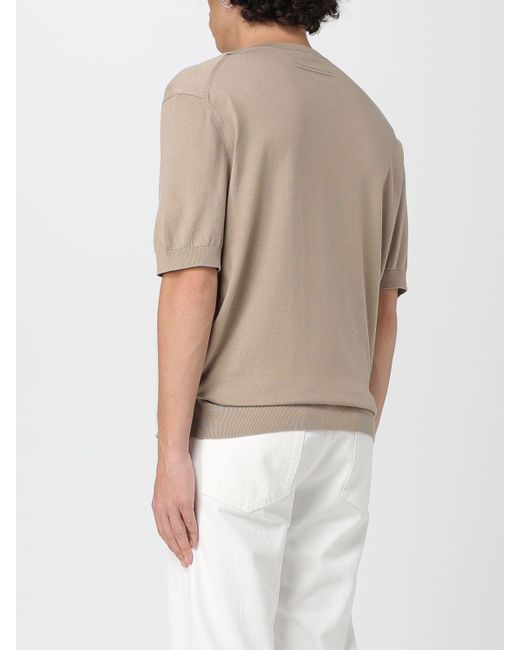 Zegna Natural Basic Cotton T-Shirt for men