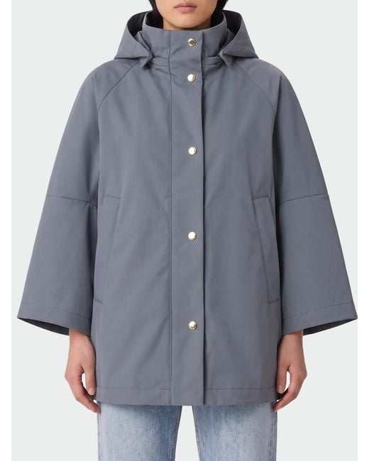 Moorer Gray Technical Fabric Jacket