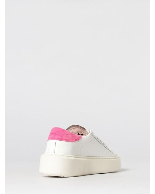 Date White Platform Sneakers