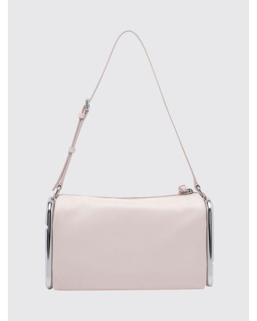 Marc Jacobs Pink Small Scene Leather Crossbody Bag With Laminated Double J Logo