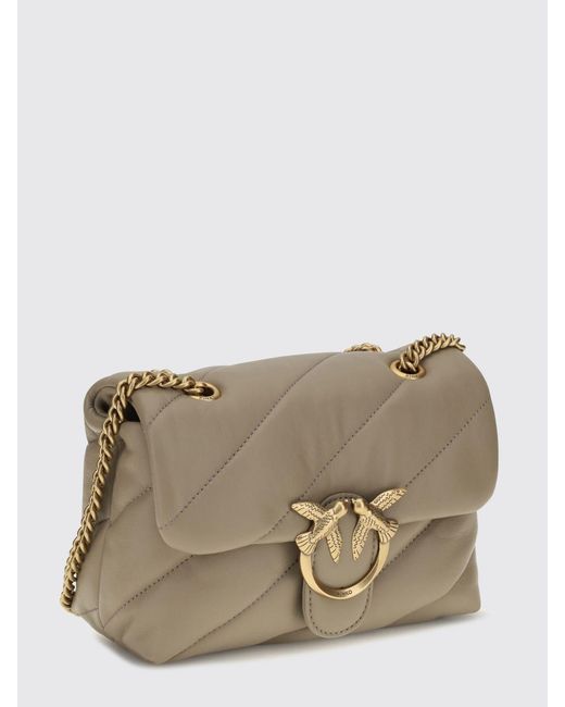 Pinko Gray Shoulder Bag