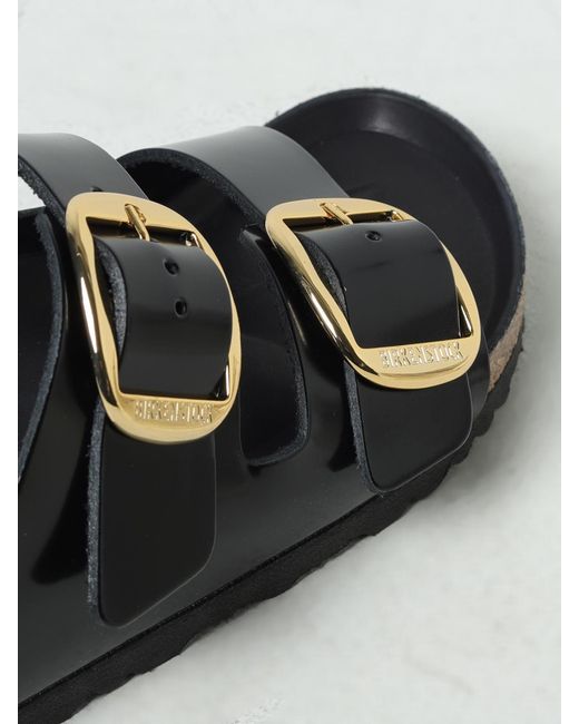 Birkenstock Black Flat Sandals