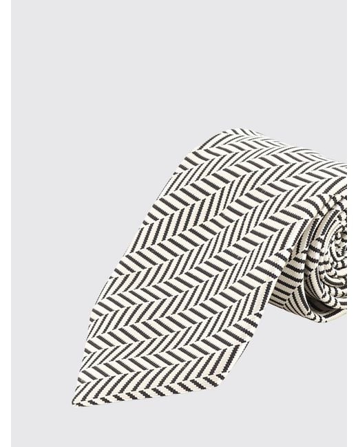Corbata Hombre Tom Ford de hombre de color White