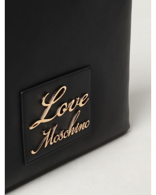 Sac porté épaule Love Moschino en coloris Black