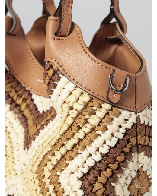 Gianni Chiarini Natural Dua Crochet Raffia And Bag