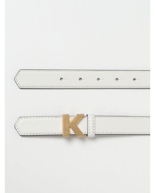 Karl Lagerfeld White Belt