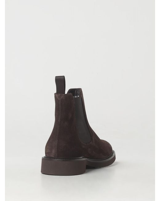 Doucal's Black Suede Ankle Boots for men