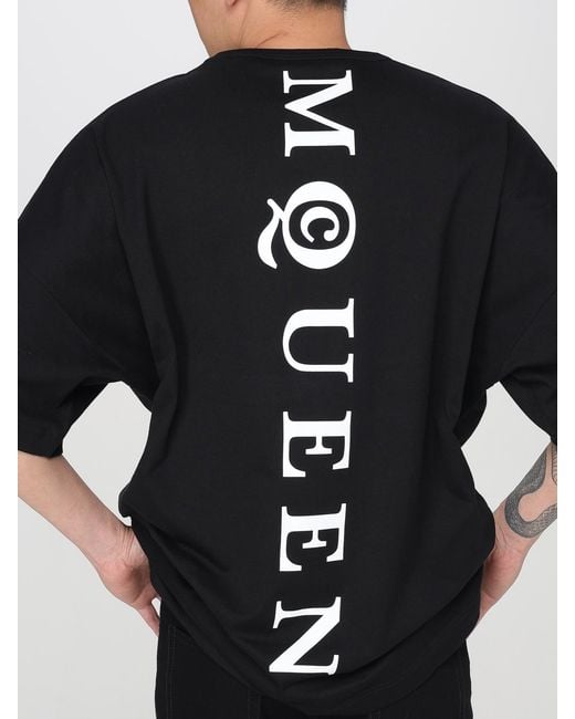 McQueen Black T-Shirt for men