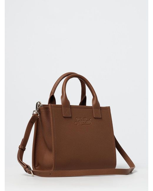 Mc2 Saint Barth Brown Shoulder Bag