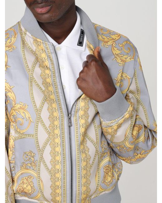 Veste Homme Versace pour homme en coloris Blanc Lyst