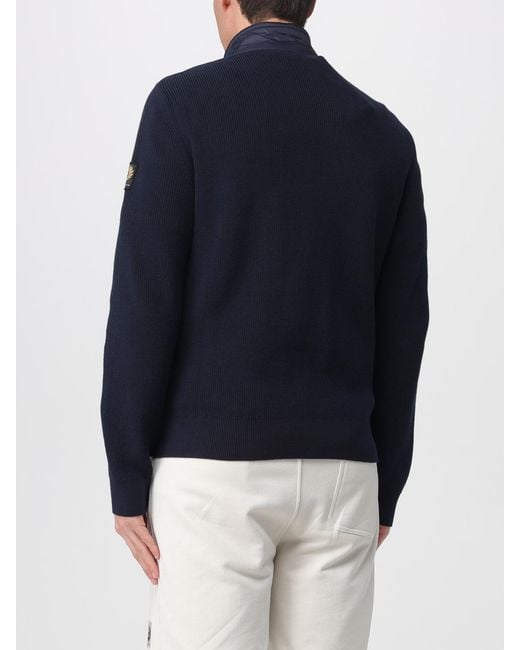 Belstaff Blue Control Hybrid Cardigan for men
