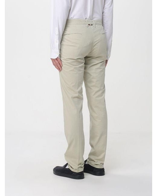 Mason's Natural Cotton Stretch Chino Trousers for men
