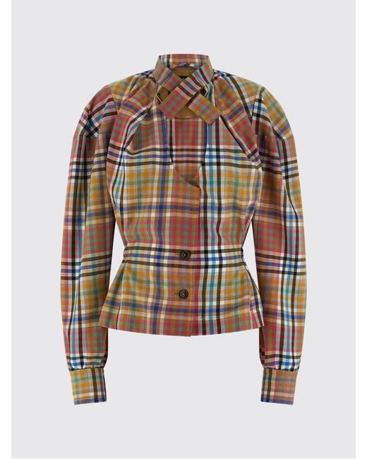 Vivienne Westwood Multicolor Tartan Wool Jacket