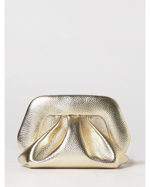 THEMOIRÈ Natural Themoir&Egrave Grained Vegan Leather Bios Clutch
