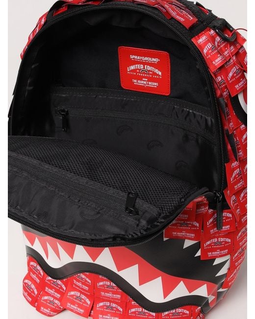 Sprayground Red Backpacks for men