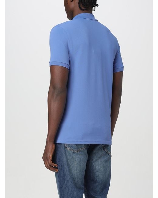 Peuterey Blue Basic Polyamide Polo Shirt for men