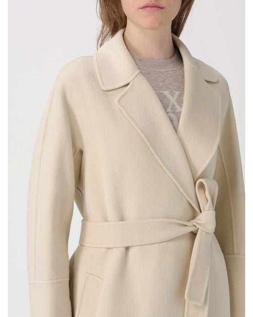 Max Mara Natural Wool Coat