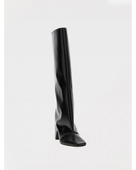 Coperni Black Bridge Leather Boot