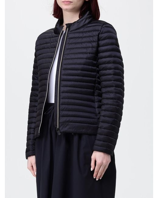 Save The Duck Blue Nylon Down Jacket