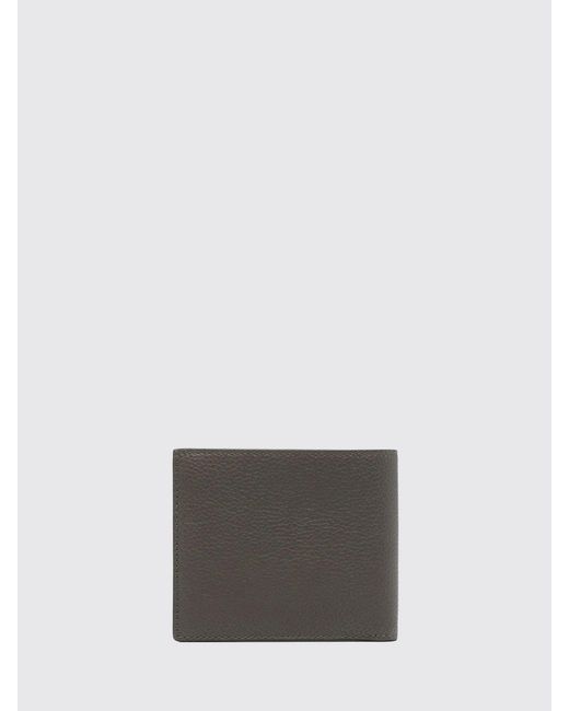 Tom Ford White Bifold Calf Leather Wallet With Bill Compartment And Logo for men
