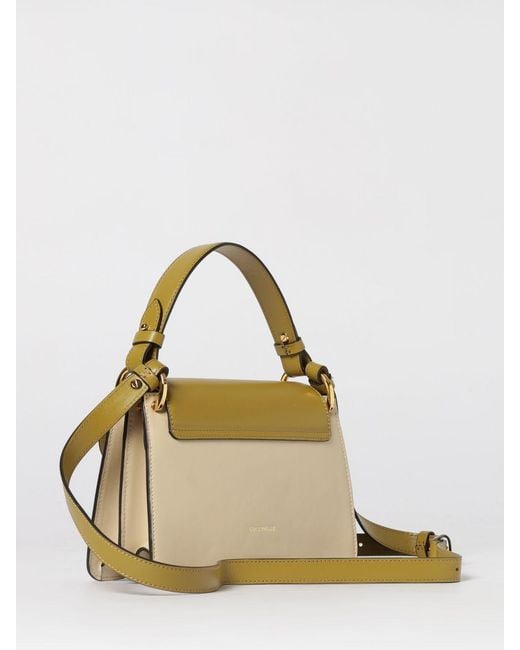 Coccinelle Metallic C-Me Tricolor Hammered Leather Bag