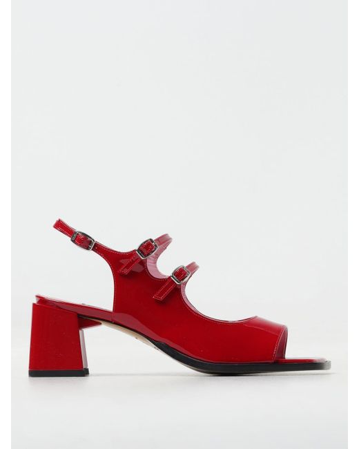 Sandales à talons CAREL PARIS en coloris Red