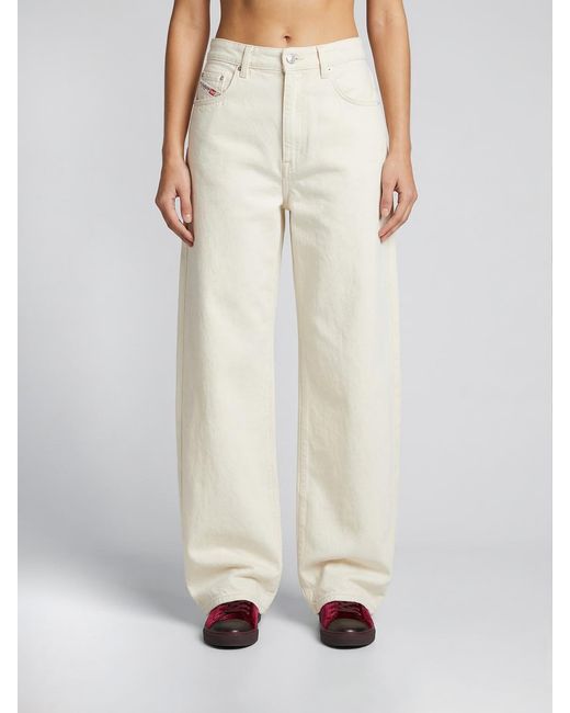 DIESEL White D-Akemi Flared Jeans