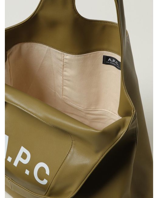 Borsa Ninon Tote di A.P.C. in Green