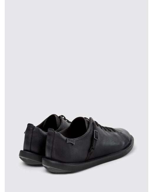Camper Black Wagon Leather Sneakers for men