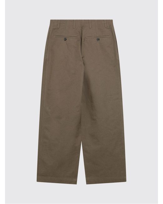 Totême Green Cotton Palazzo Pants
