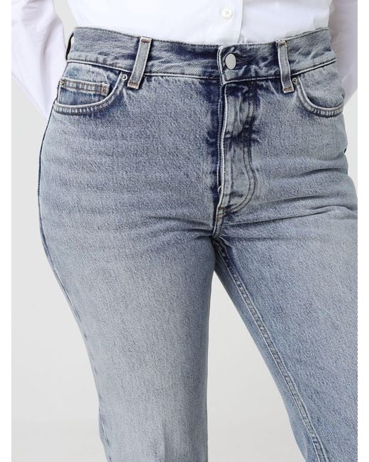 Jeans Crop Totême de color Blue