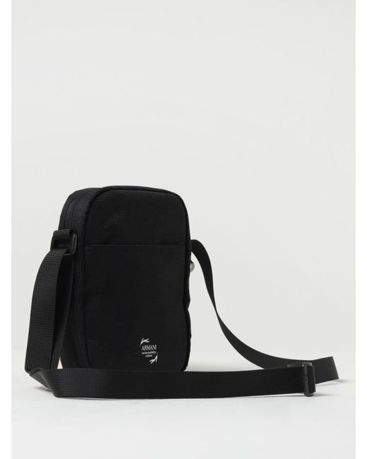 EA7 Black Shoulder Bag for men