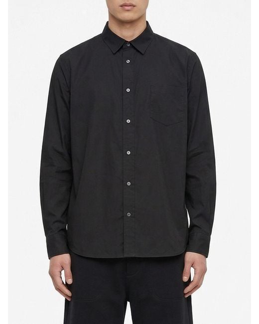Camicia Basic di Sacai in Black da Uomo