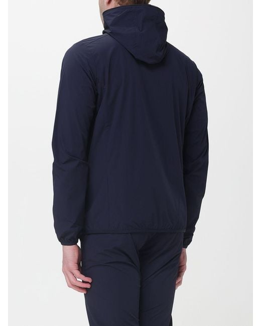 Save The Duck Blue Hooded Jacket for men