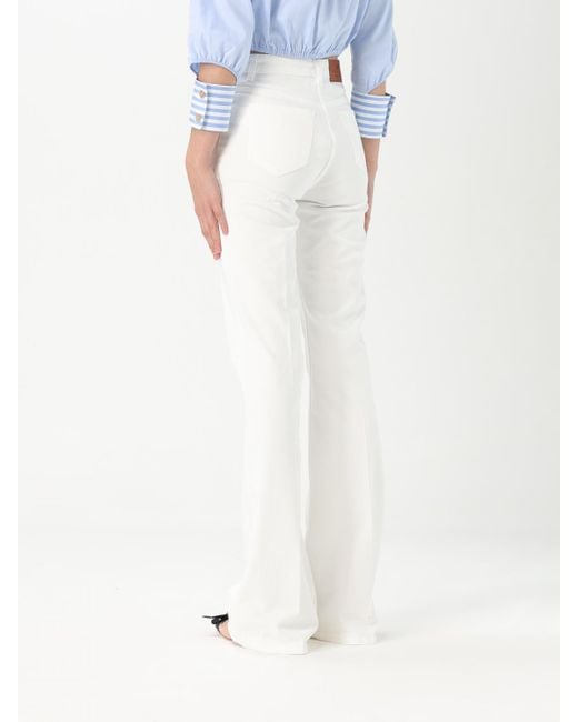 Vaquero Mujer Elisabetta Franchi de color White
