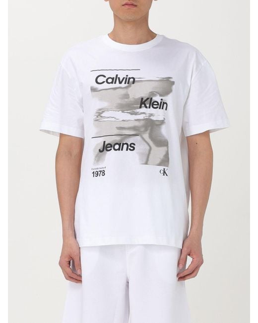Camiseta Ck Jeans de hombre de color White