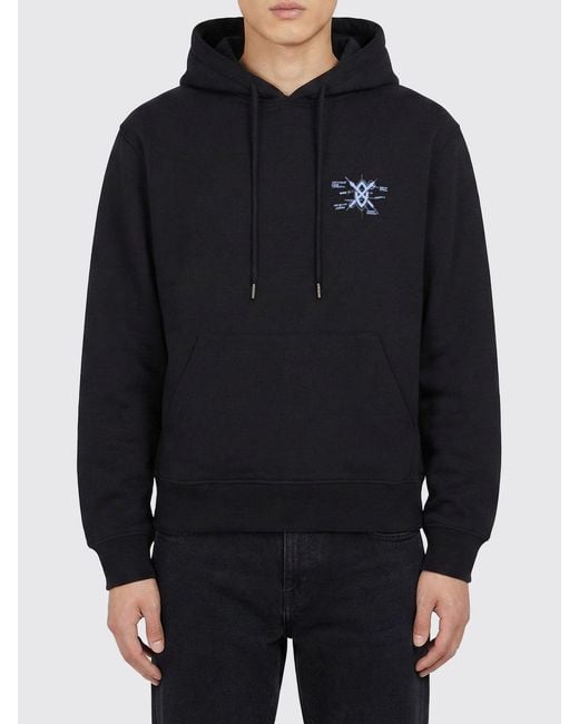 Daily Paper Blue Cotton Hoodie for men