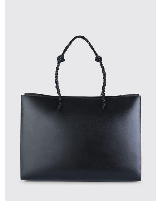 Jil Sander Black Tangle Leather Bag