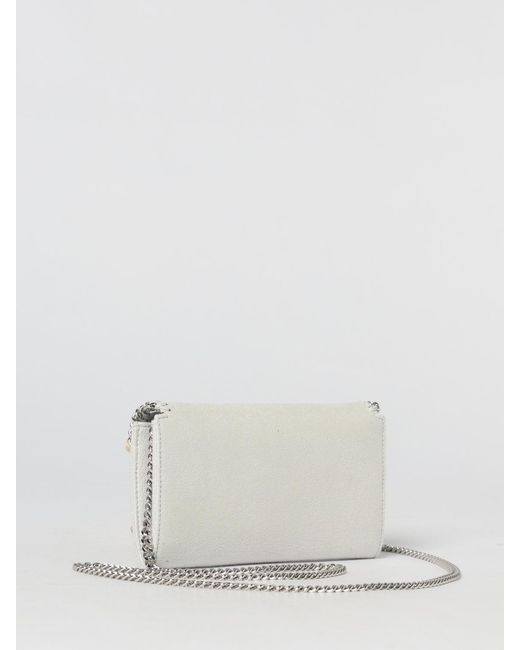Stella McCartney Natural Falabella Faux Suede Wallet Bag