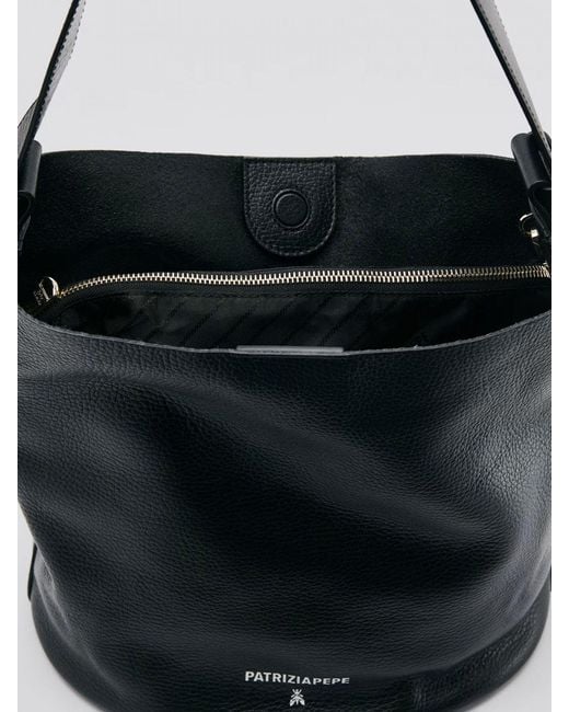 Patrizia Pepe Black Tote Bag