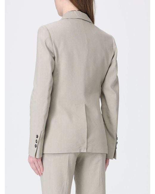 Tela Natural Linen Blend Single-Breasted Blazer