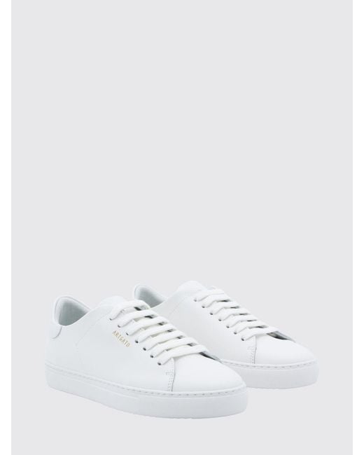 Axel Arigato White Clean 90 Low Top Smooth Leather Sneakers for men