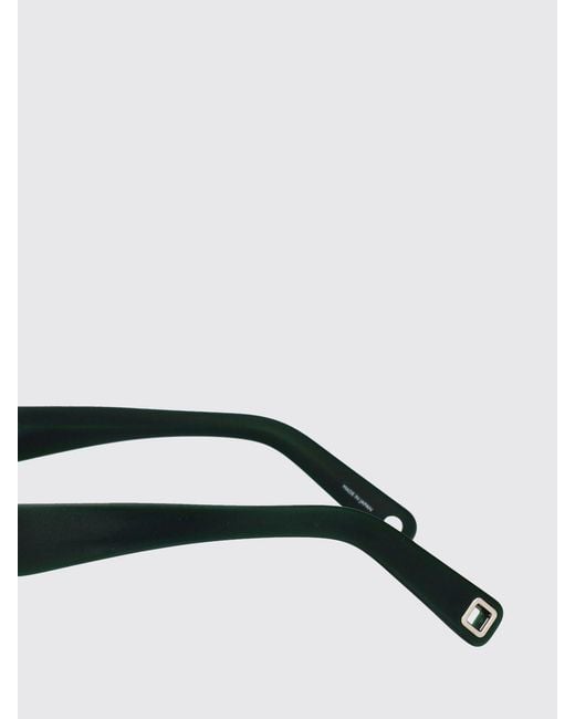Jacquemus Green Rounded Acetate Sunglasses With Logo Lettering for men