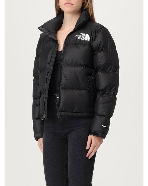 The North Face Black Nylon Jacket By With Logo
