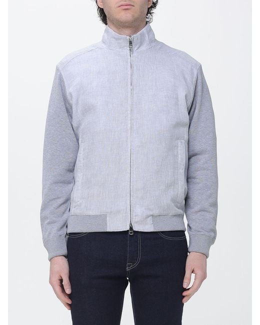 Paul & Shark Blue Paul &Amp Shark Hybrid Bomber Jacket for men