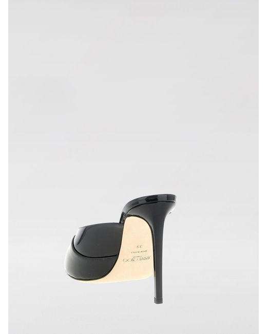 Jimmy Choo Black Brigitte Patent Leather Mules