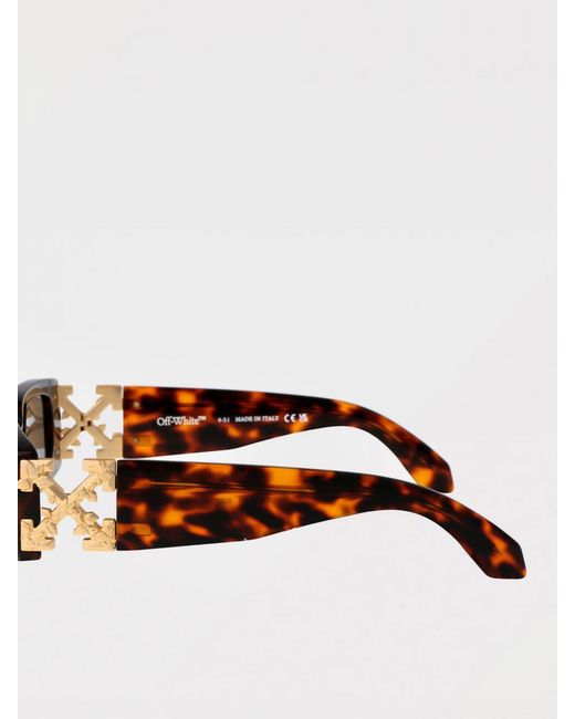 Off-White c/o Virgil Abloh Brown Acetate Sunglasses